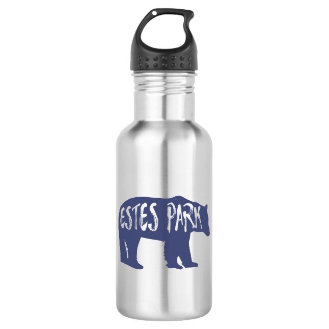 Botella De Agua Estes Park Colorado Bear (Anverso)