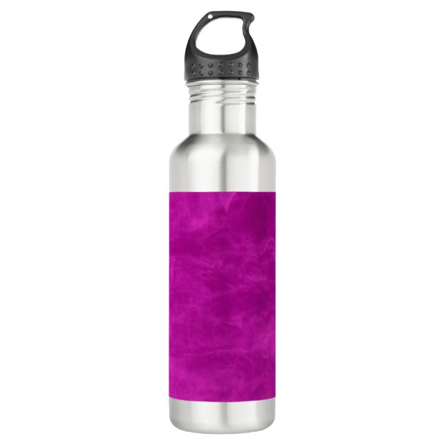 Botella De Agua Estética magenta púrpura (Anverso)