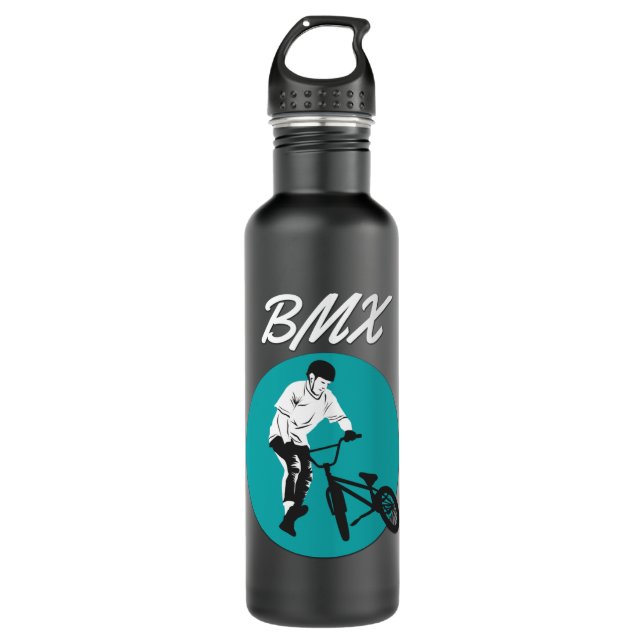 Botella De Agua Estilo BMX de Guay Biker Retro (Anverso)