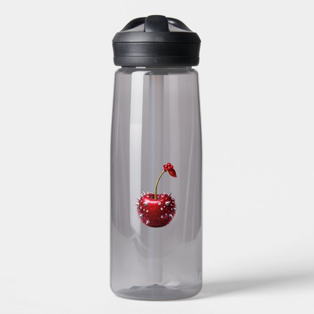 Botella de agua estilo Cherry Rock (Delante)