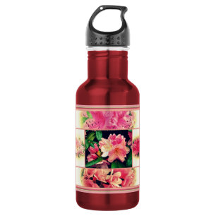 Botella De Agua Estilo de las Azaleas de los años 50