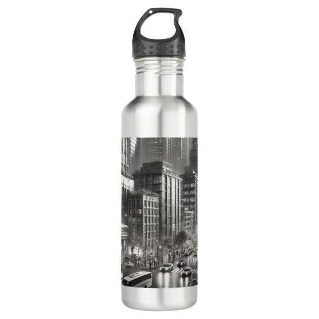 Botella De Agua Estilo de los años 90 (Anverso)