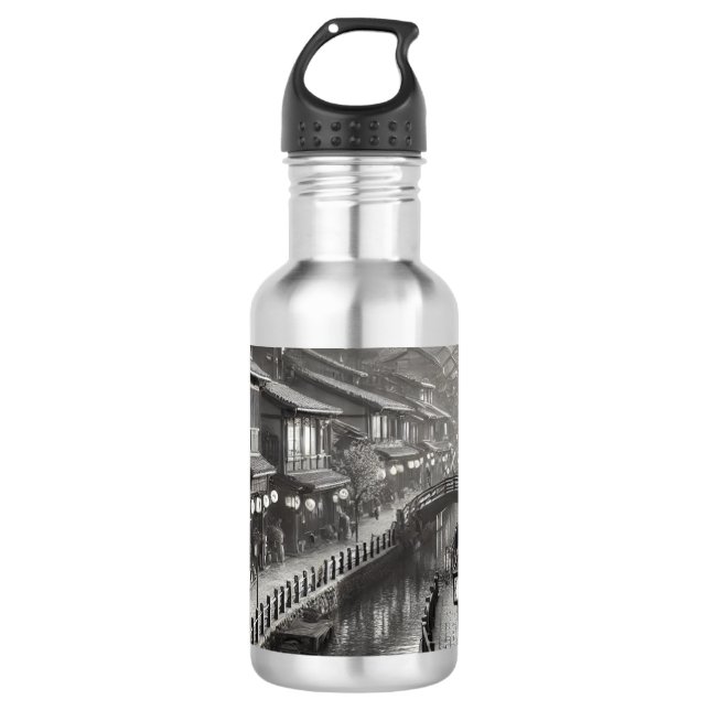 Botella De Agua Estilo de los años 90 de Japón (Anverso)