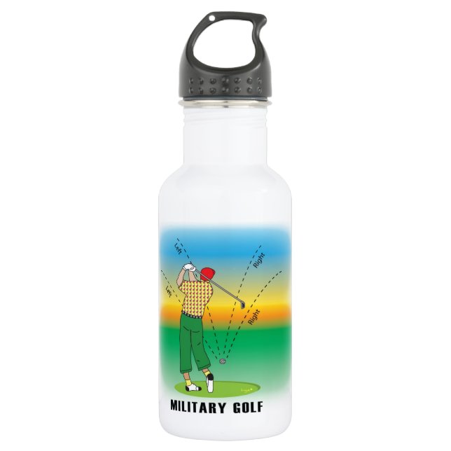 Botella De Agua Estilo militar GOLF (Anverso)