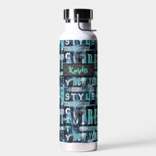 Botella De Agua Estilo urbano.