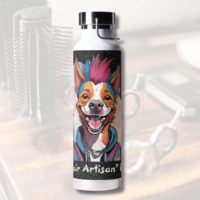 Botella De Agua Estilosos regalos de perro para peluqueros Estilis (Stylish Dog Gifts for Hairdressers Hair Stylists)