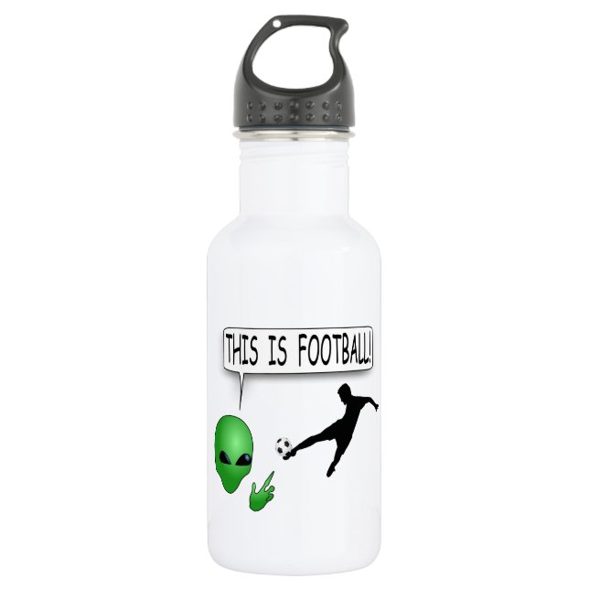 Botella De Agua Esto Es Fútbol (Anverso)