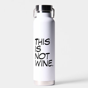 Botella De Agua “Esto No Es Vino” Regalo Divertido de Vajilla Humo
