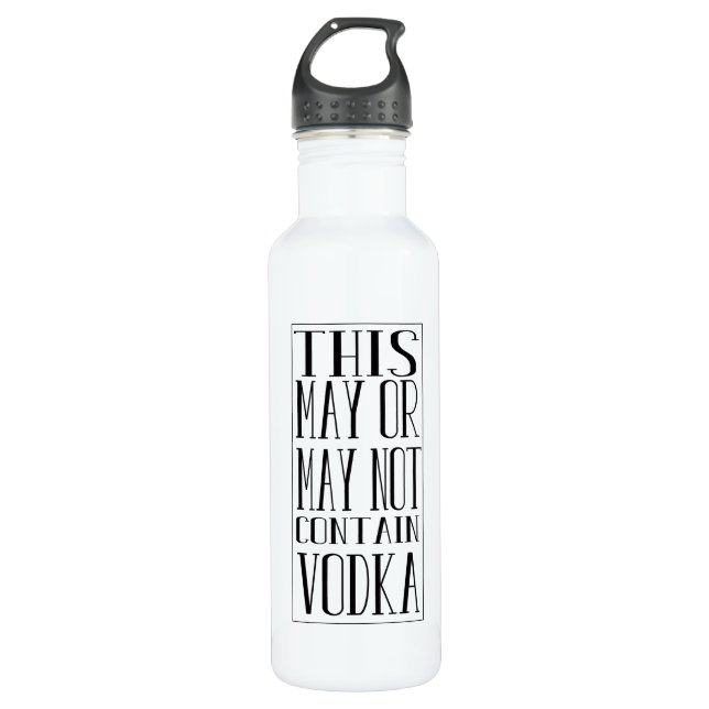 Botella De Agua Esto puede o no puede contener la vodka (Anverso)