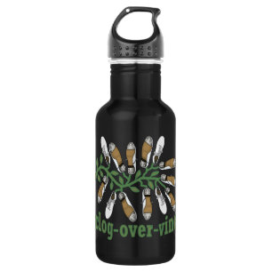 Botella De Agua Estorbo sobre danza de la vid