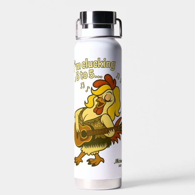 Botella De Agua Estoy en el club 5 a 5 (Atrás)