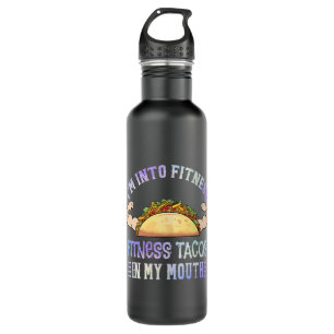 Botella De Agua Estoy En Fitness Fitness Fitness Taco En Mi Boca G