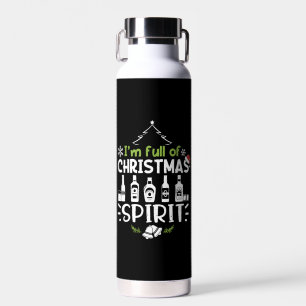 Botella De Agua Estoy lleno de espíritu Navidad - Navidades bebien