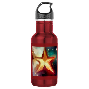Botella De Agua Estrella 3 navidades