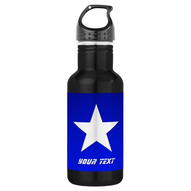 Botella De Agua Estrella azul (Anverso)