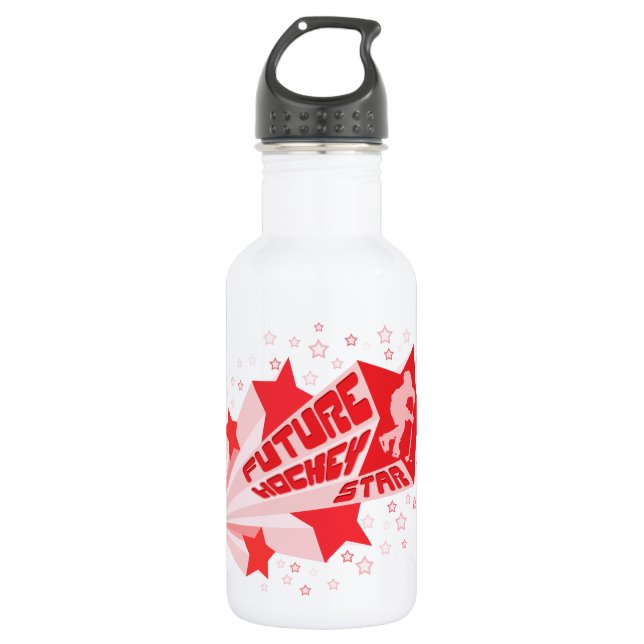 Botella De Agua Estrella de hockey sobre césped (Anverso)