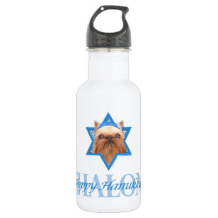 Botella De Agua Estrella de Jánuca de David - Bruselas Griffon