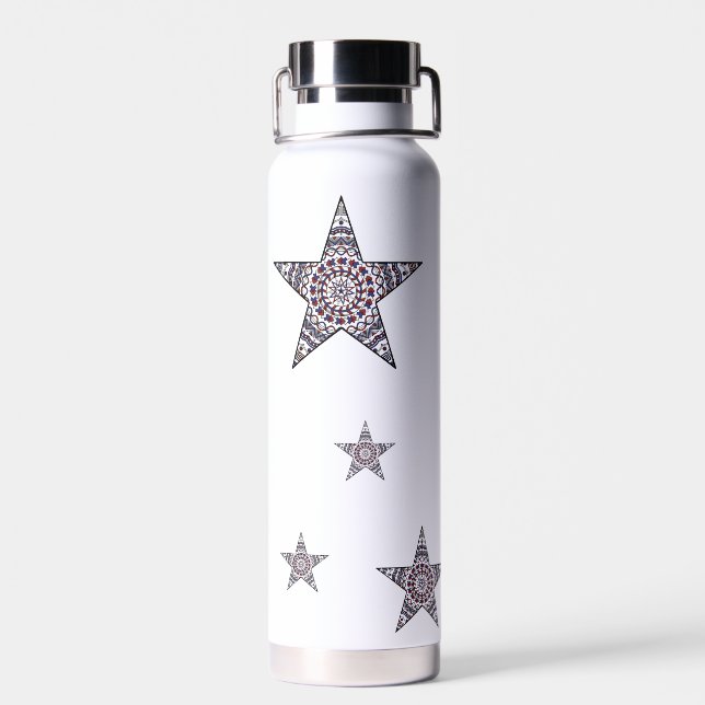 Botella De Agua Estrella de la Independencia (Atrás)