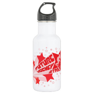 Botella De Agua Estrella futura del hockey
