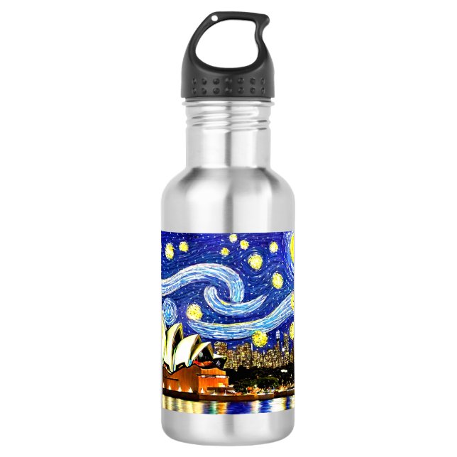 Botella De Agua Estrella nocturna Sydney ópera de Australia (Anverso)