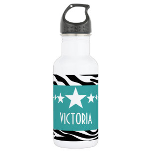 Botella De Agua Estrella verde azulada