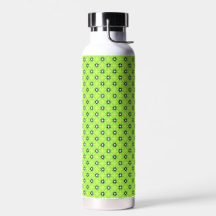 Botella De Agua Estrellas negras y blancas