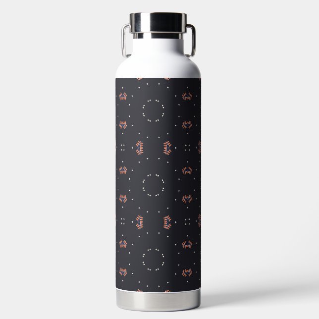Botella De Agua Estrellas y patrón de nave espacial único (Delantero)