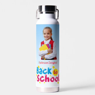 Botella De Agua Estudiante lindo de vuelta a la escuela