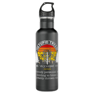 Botella De Agua Estúpido Tree Definition Sunset Funny Disk Frisbee