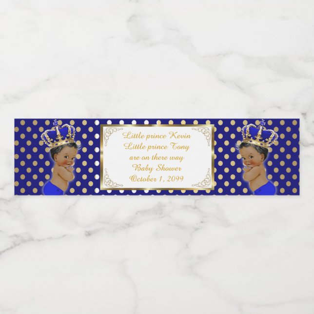 Botella de agua Etiqueta niño mellizo y niño,Ducha (Etiqueta única)