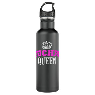 Botella De Agua Euchre Card Game Queen Mom Tunt Clubs