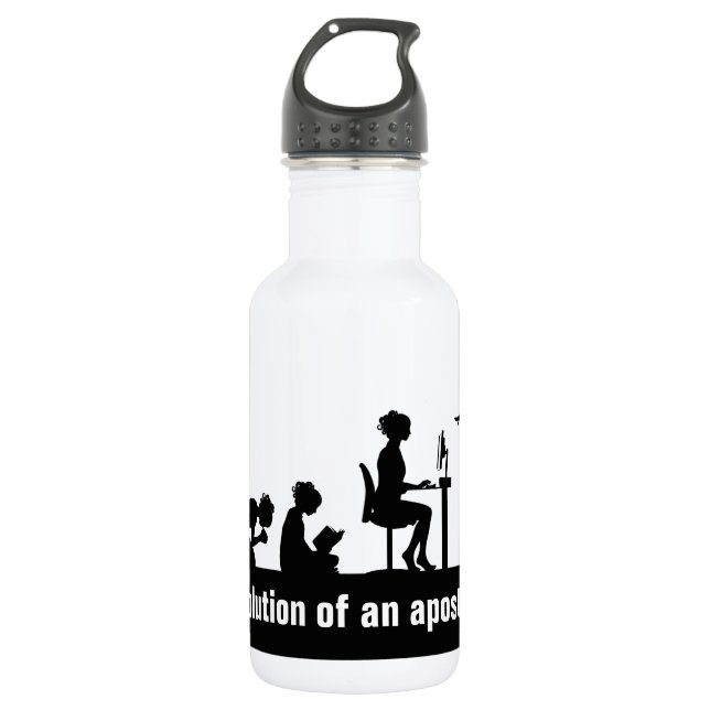 Botella De Agua "Evolución de un Apostata" (Anverso)