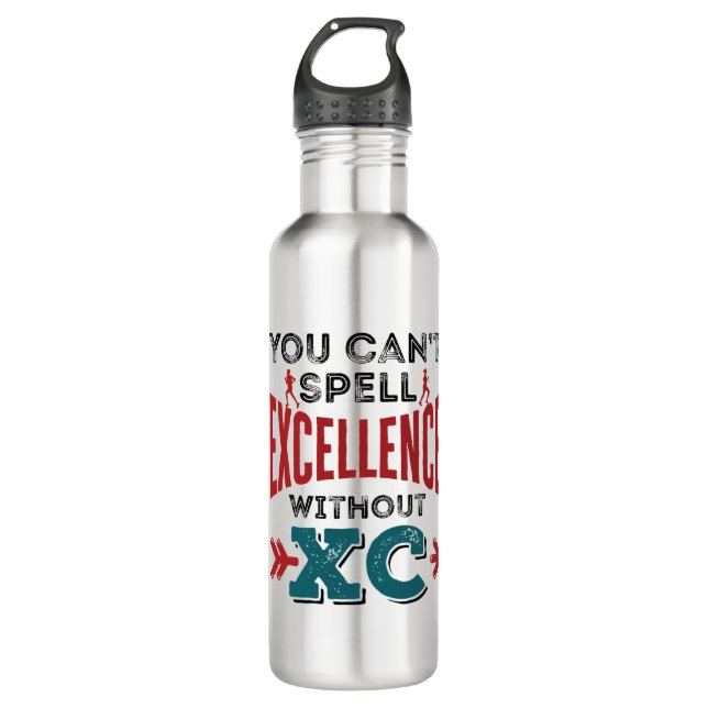 Botella De Agua Excelencia divertida XC en todos los países (Anverso)