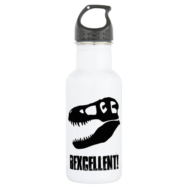 Botella De Agua "¡Excelente!" T. rex Skull (Anverso)