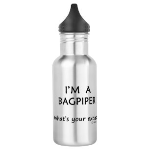 Botella De Agua Excusa de Bagpiper