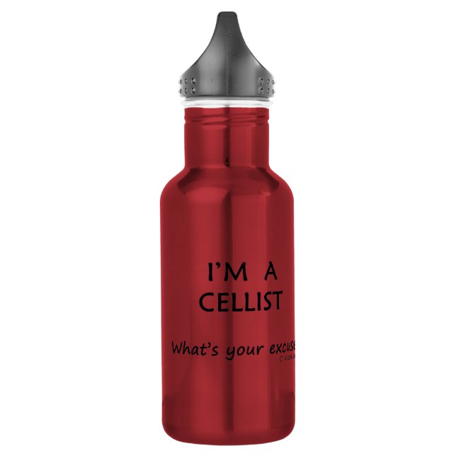 Botella De Agua Excusa de Cellist (Izquierda)