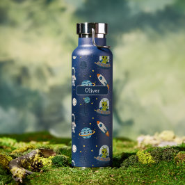 Botella De Agua Explorador espacial de cohete alienígena personali
