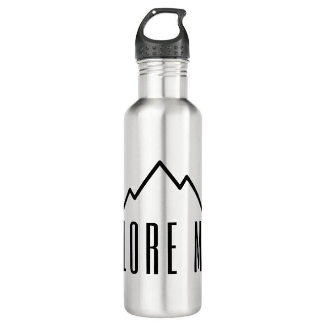 Botella De Agua Explore More Mountain Stainless Steel Water Bottle (Anverso)