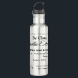 Botella De Agua Extracto de vainilla de ingredientes caseros añadi<br><div class="desc">Diseño</div>