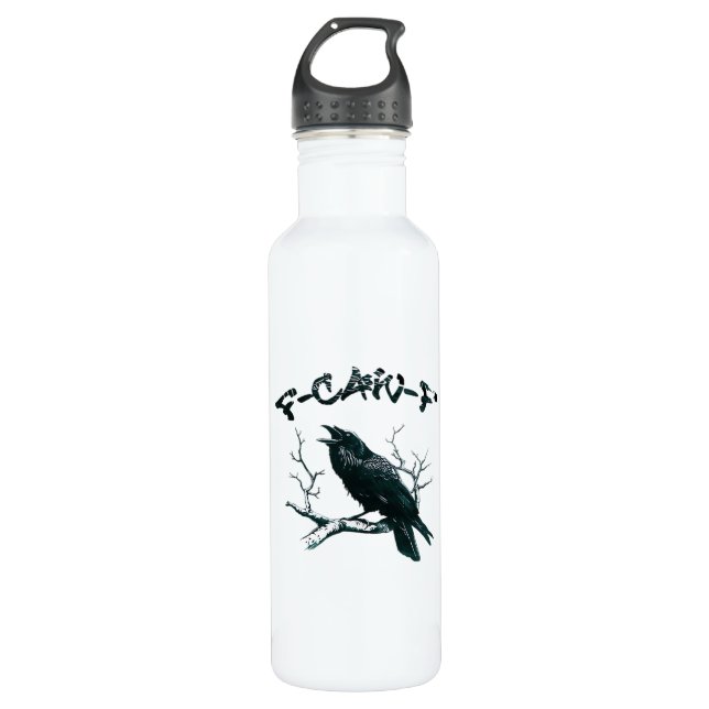 Botella De Agua F-Caw-F Aesthetic Design (Anverso)