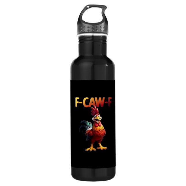 Botella De Agua F-Caw-F Chicken Classic Creative Casual (Anverso)