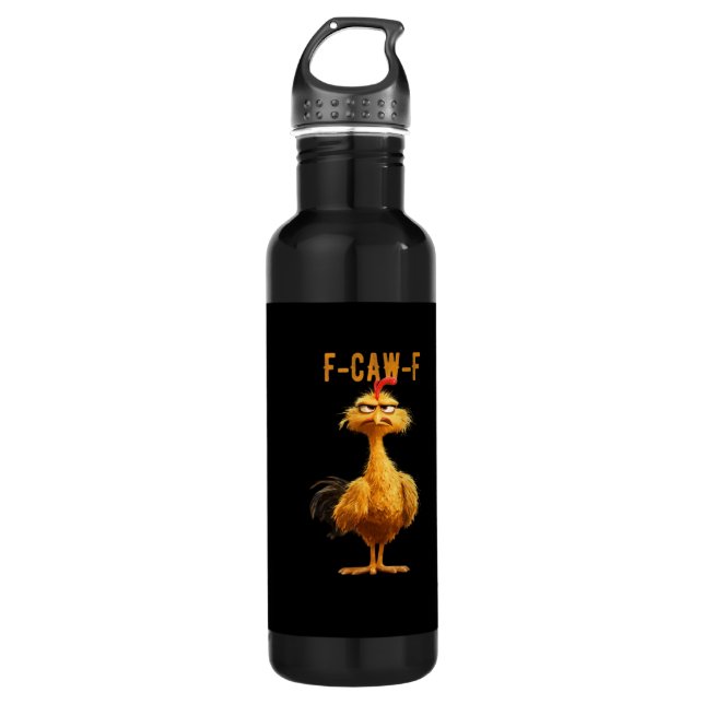 Botella De Agua F-Caw-F Chicken Classic Retro Style (Anverso)