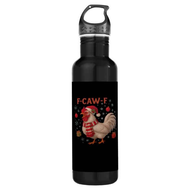 Botella De Agua F-Caw-F Chicken Classic Trendy Casual (Anverso)