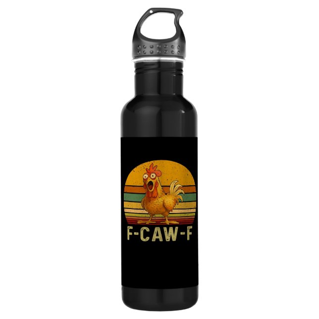 Botella De Agua F-Caw-F Chicken Essential Retro Classic (Anverso)