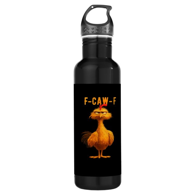 Botella De Agua F-Caw-F Chicken Essential Trendy Art (Anverso)