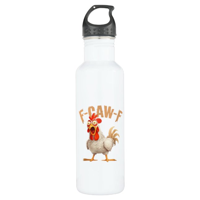 Botella De Agua F-Caw-F Classic Aesthetic Style (Anverso)