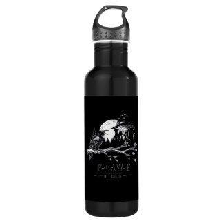 Botella De Agua F-Caw-F Crow Halloween Witch F-Caw-F