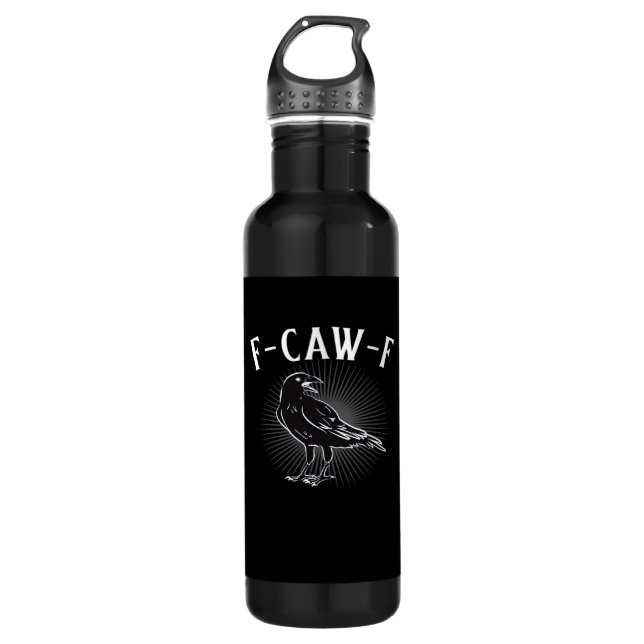 Botella De Agua F-Caw-F Funny Casual (Anverso)