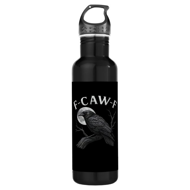 Botella De Agua F-Caw-F Funny Quote (Anverso)