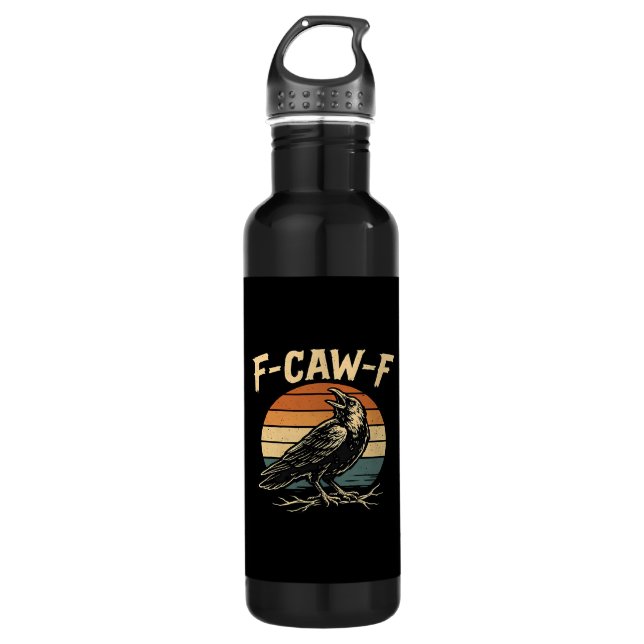 Botella De Agua F-Caw-F Funny Trendy (Anverso)